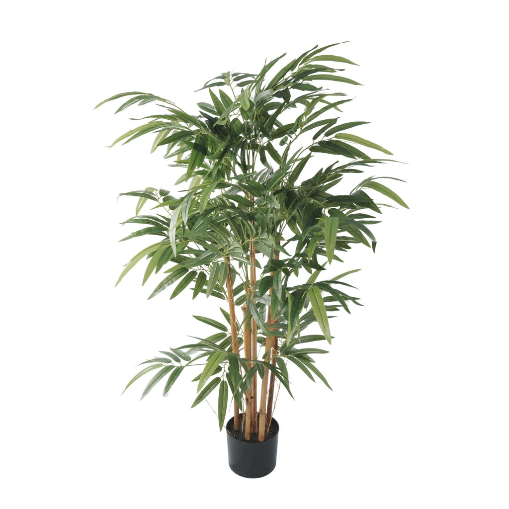 Potted Bamboo Natural Trunk Artificial Tree 47.2in-2