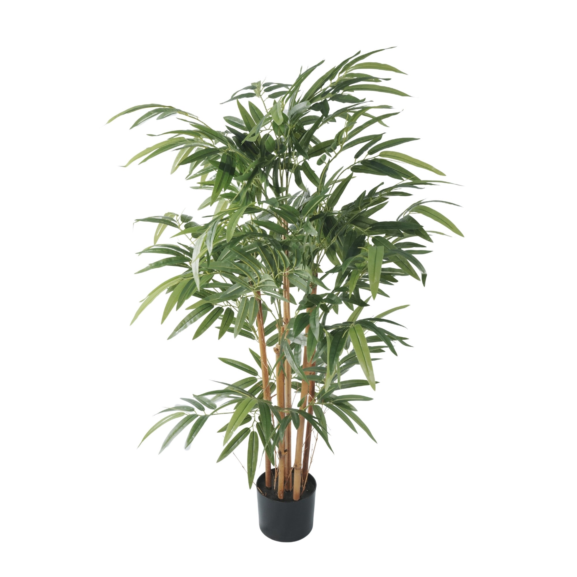 Potted Bamboo Natural Trunk Artificial Tree 47.2in-2