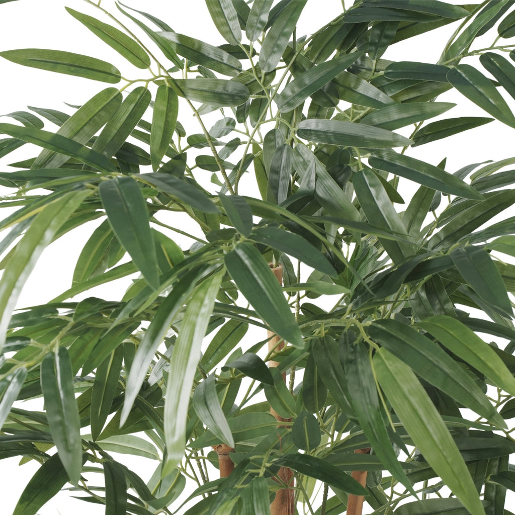 Potted Bamboo Natural Trunk Artificial Tree 47.2in-4