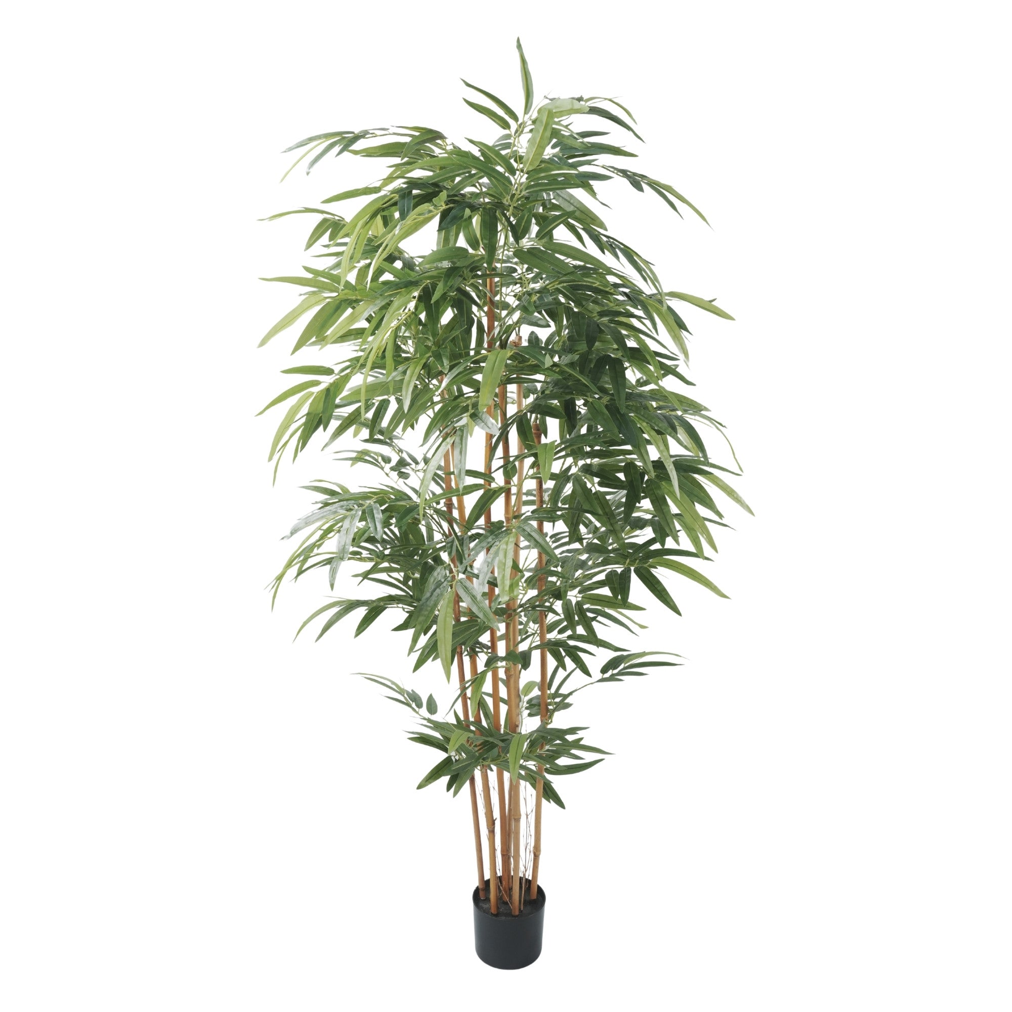 Potted Bamboo Natural Trunk Artificial Tree 70.9in-0