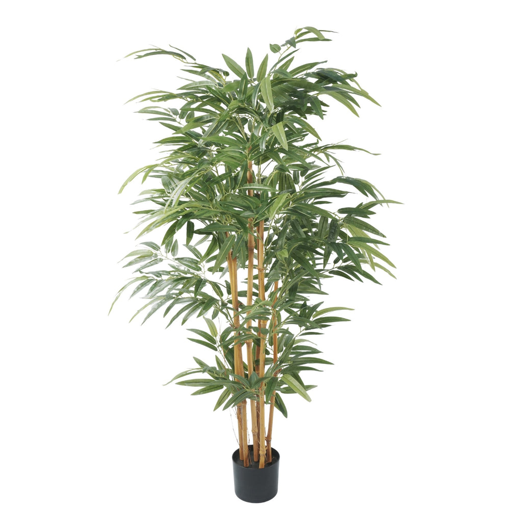 Potted Bamboo Natural Trunk Artificial Tree 59.1in-0