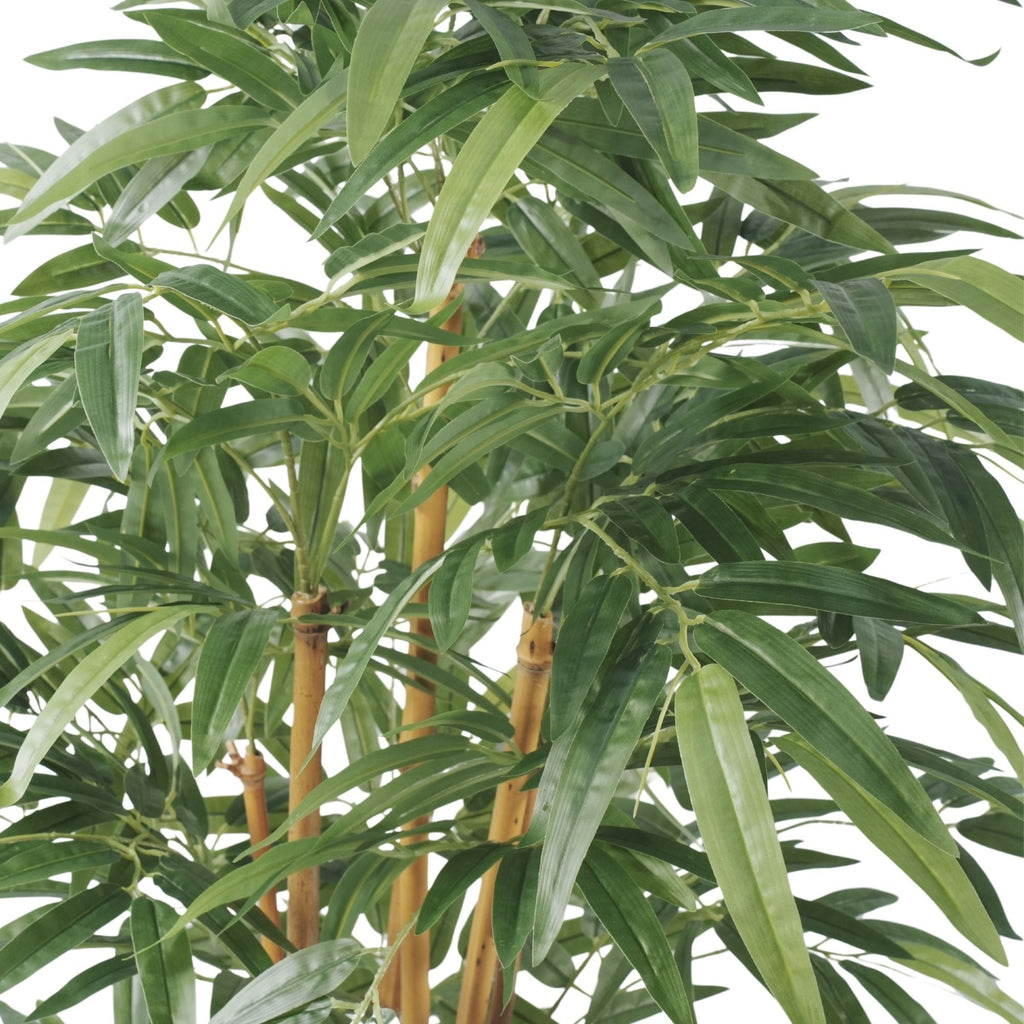 Potted Bamboo Natural Trunk Artificial Tree 59.1in-3