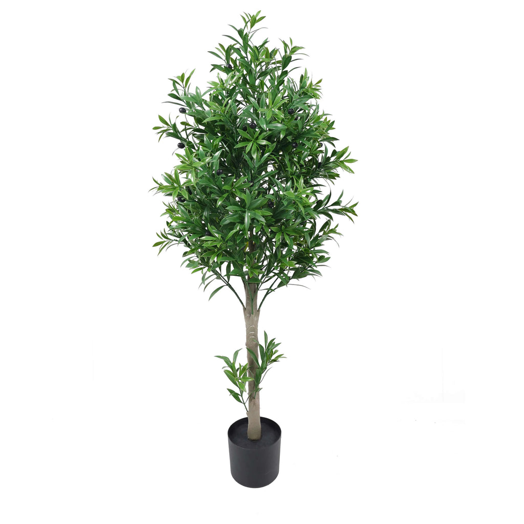 Olive Artificial Tree 47.2in – UV Resistant-0