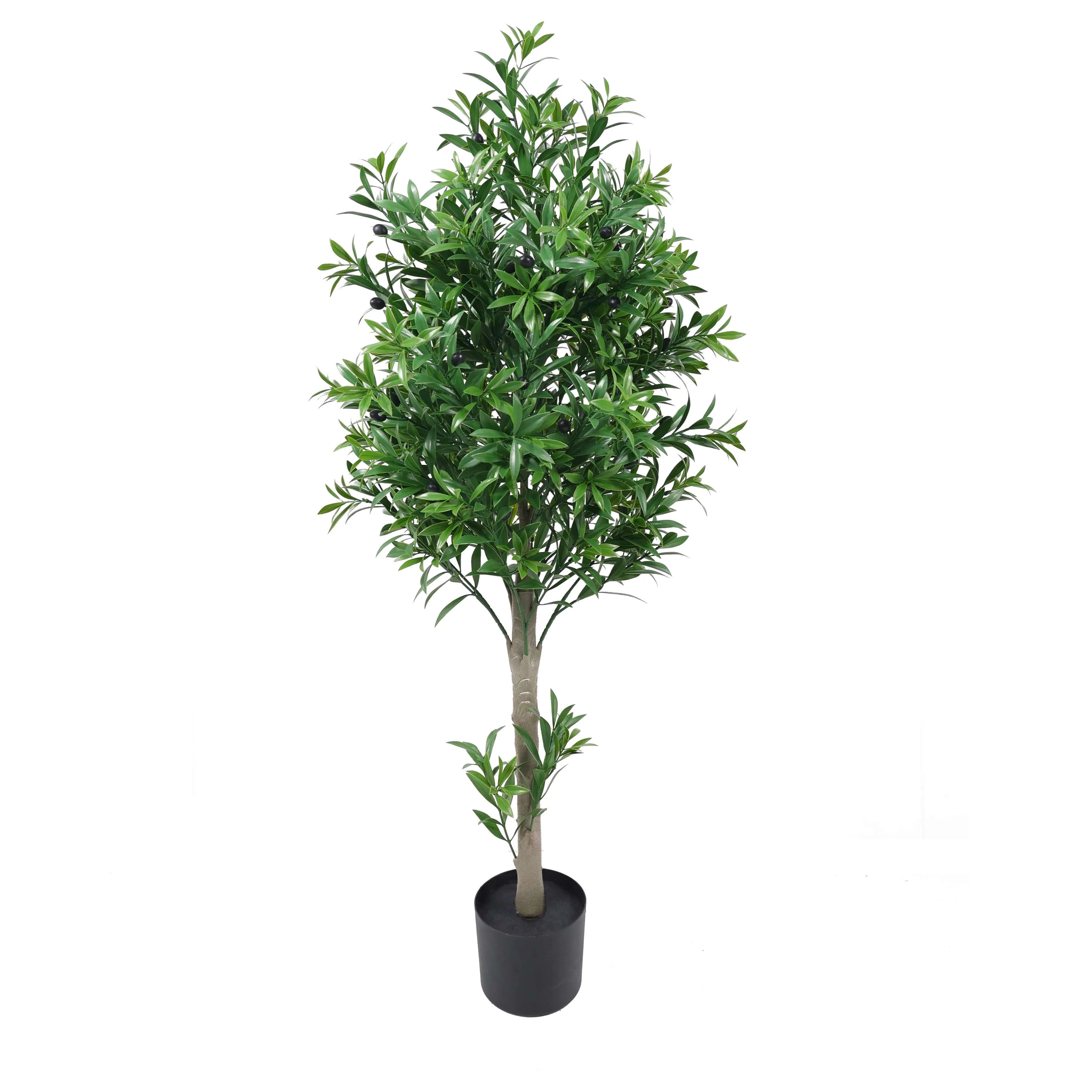 Olive Artificial Tree 47.2in – UV Resistant-0