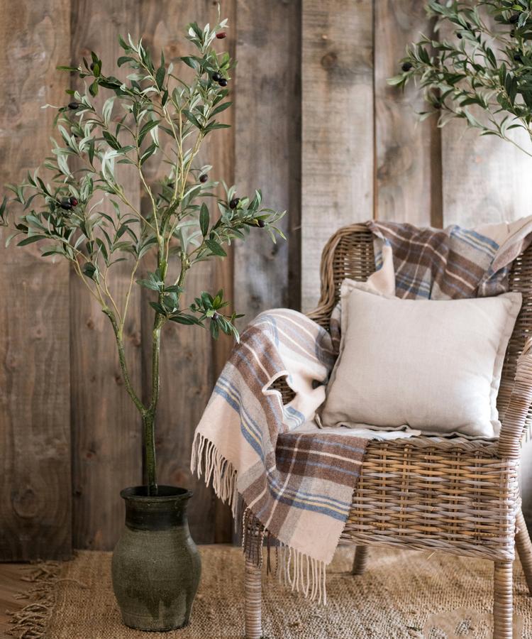 Faux Olive Tree In Pot-4