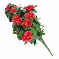 Red Rose Bunch Artificial Hanging Plant 18in – UV Resistant-0