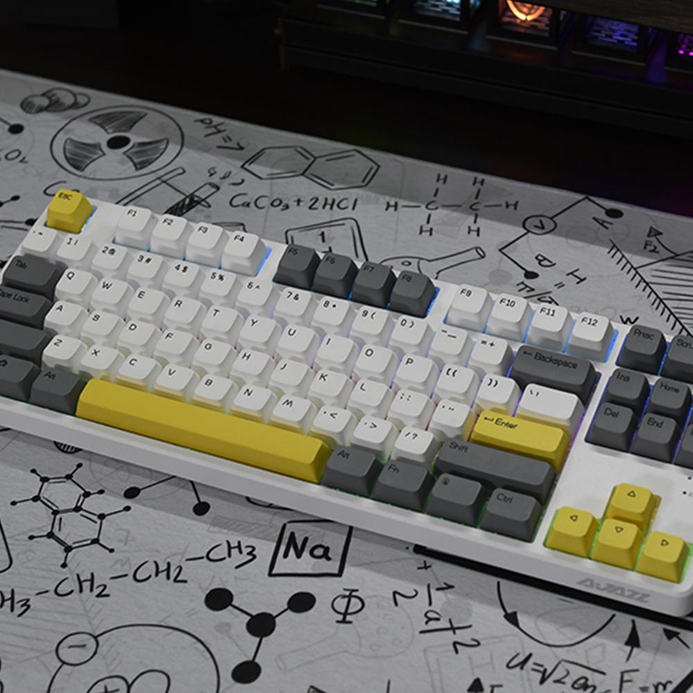 Three-Mode Hot-Swappable 87-Key Mechanical Keyboard