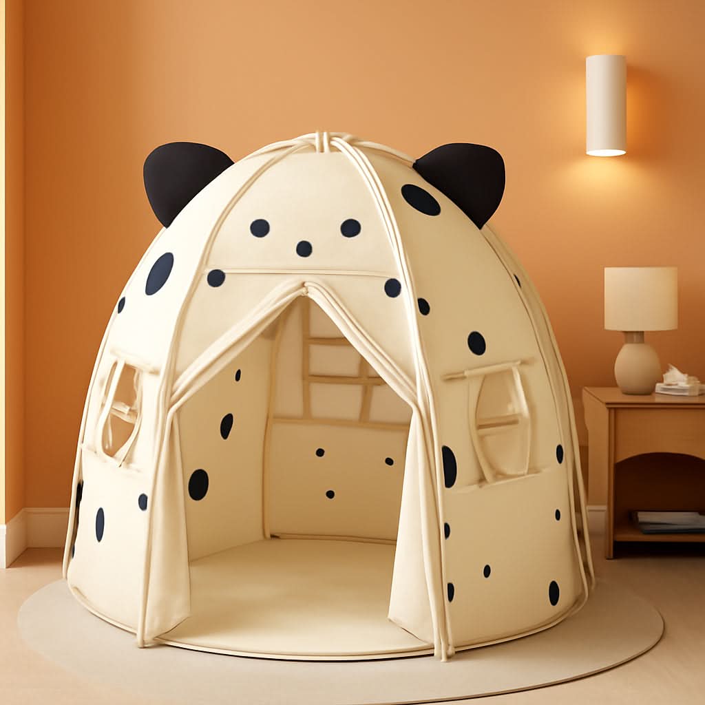 Kids Play Tent 55Inch Peach Premium Quality Indoors-0