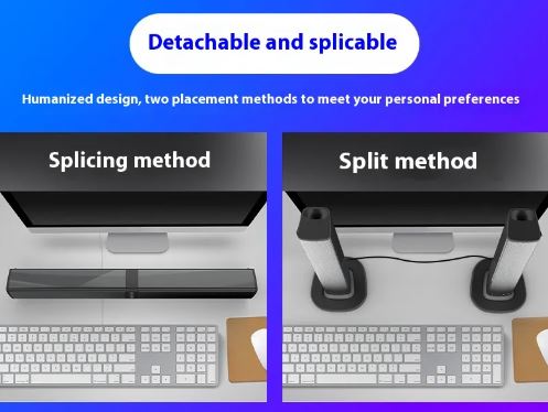 Computer Desktop Split Wireless Bluetooth Speaker