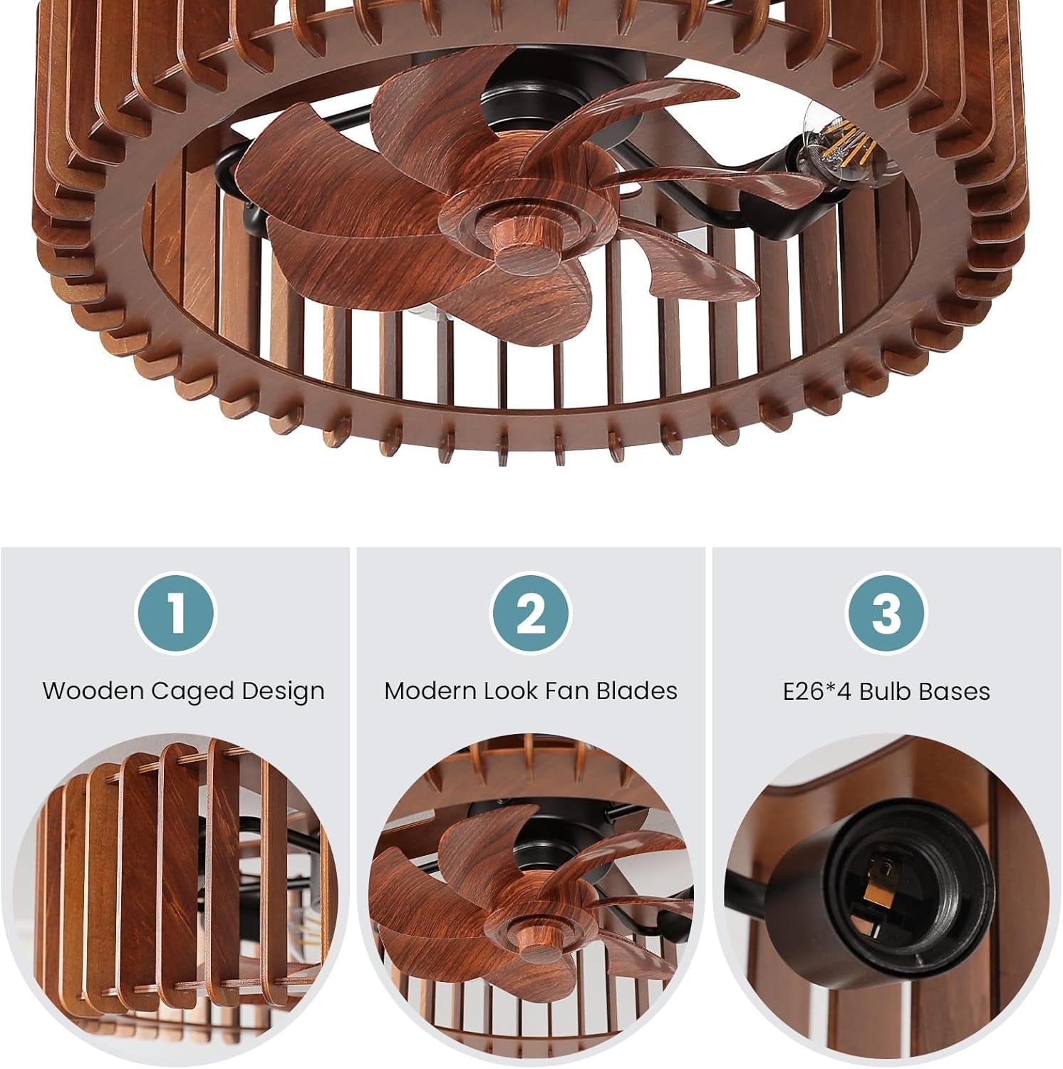 20 Inch Industrial Grade High Performance Ceiling Fan Light-4