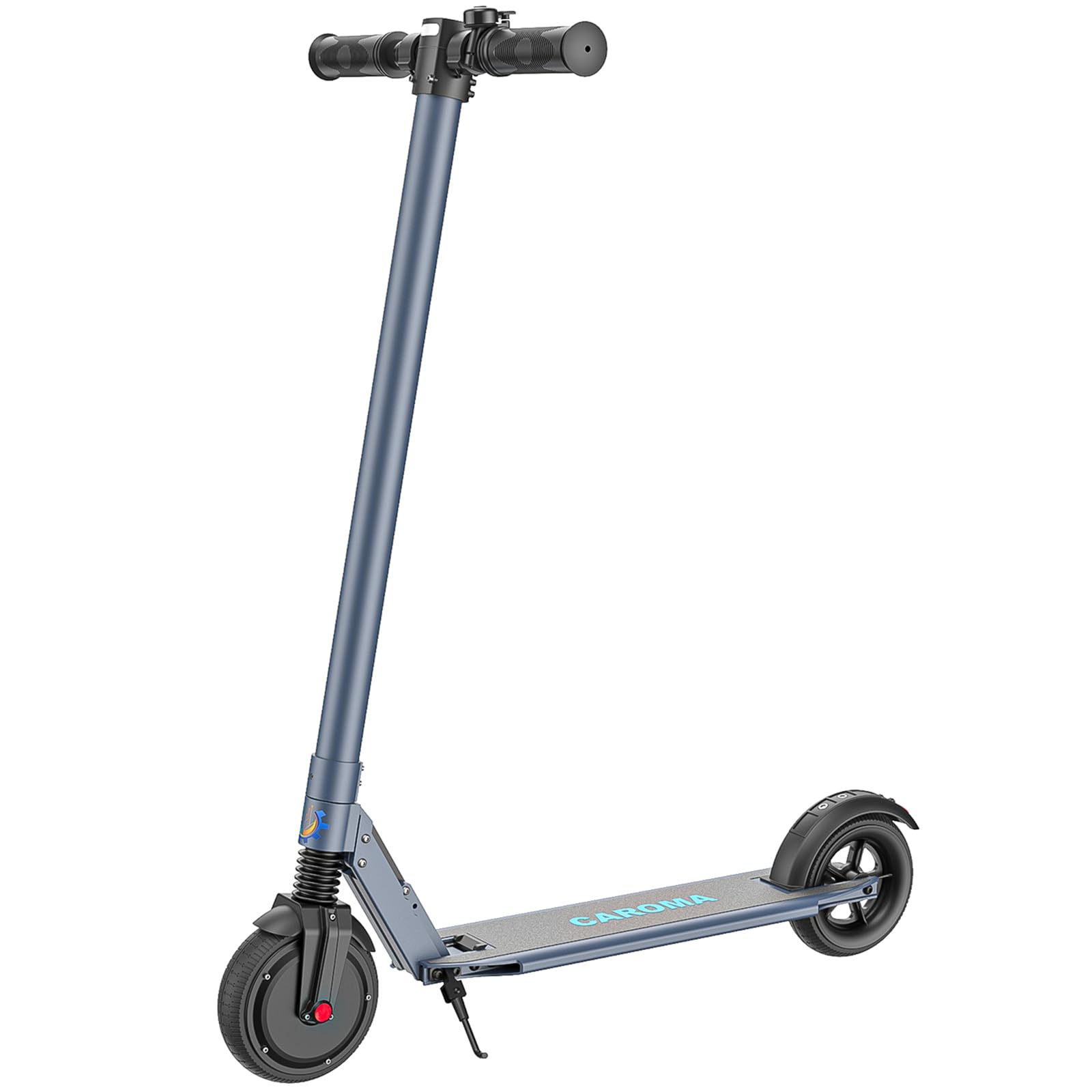 Caroma Electric Scooter Adults E Scooter for Adults Foldable Fast Electric Scooter for Adults & Teens 250W Motor 15.5 Miles Range & 15.5 Mph 6.5" Solid Tires (Blue)