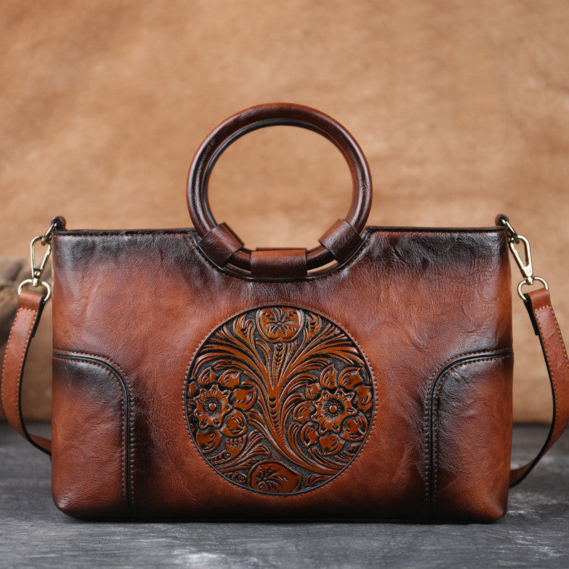 Slant Crossbody Handbag with One Shoulder Strap