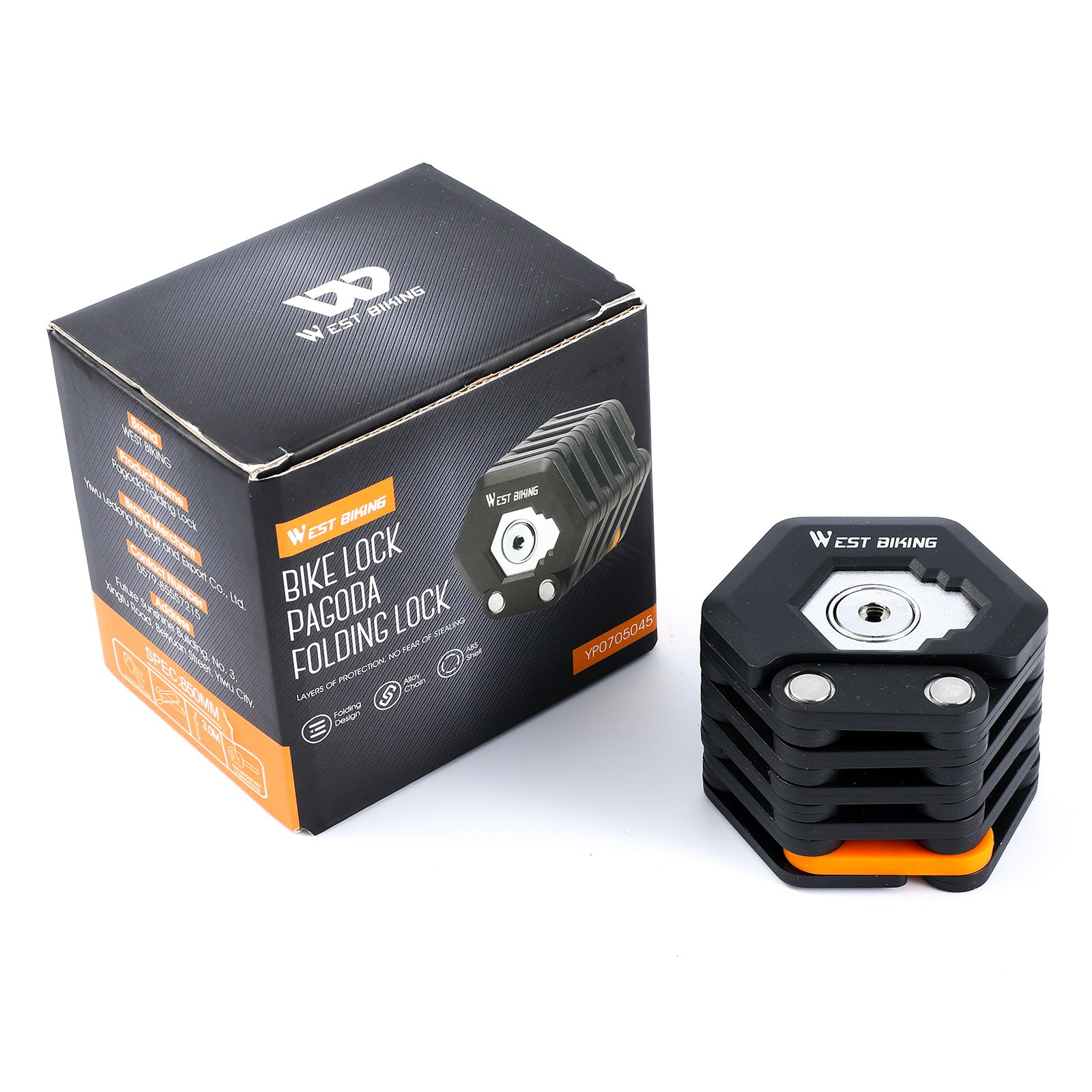 West Rider Bicycle Lock with Key for Mountain and Electric Bikes