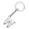 meemooron Letter Keychain A-Z Keychains Key Rings for Car Keys Metal Key Holder Cute Key Organizer Key Chain Key Accessories for Women (Letter W)