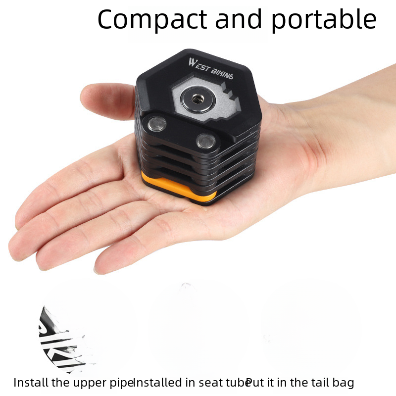 West Rider Bicycle Lock with Key for Mountain and Electric Bikes