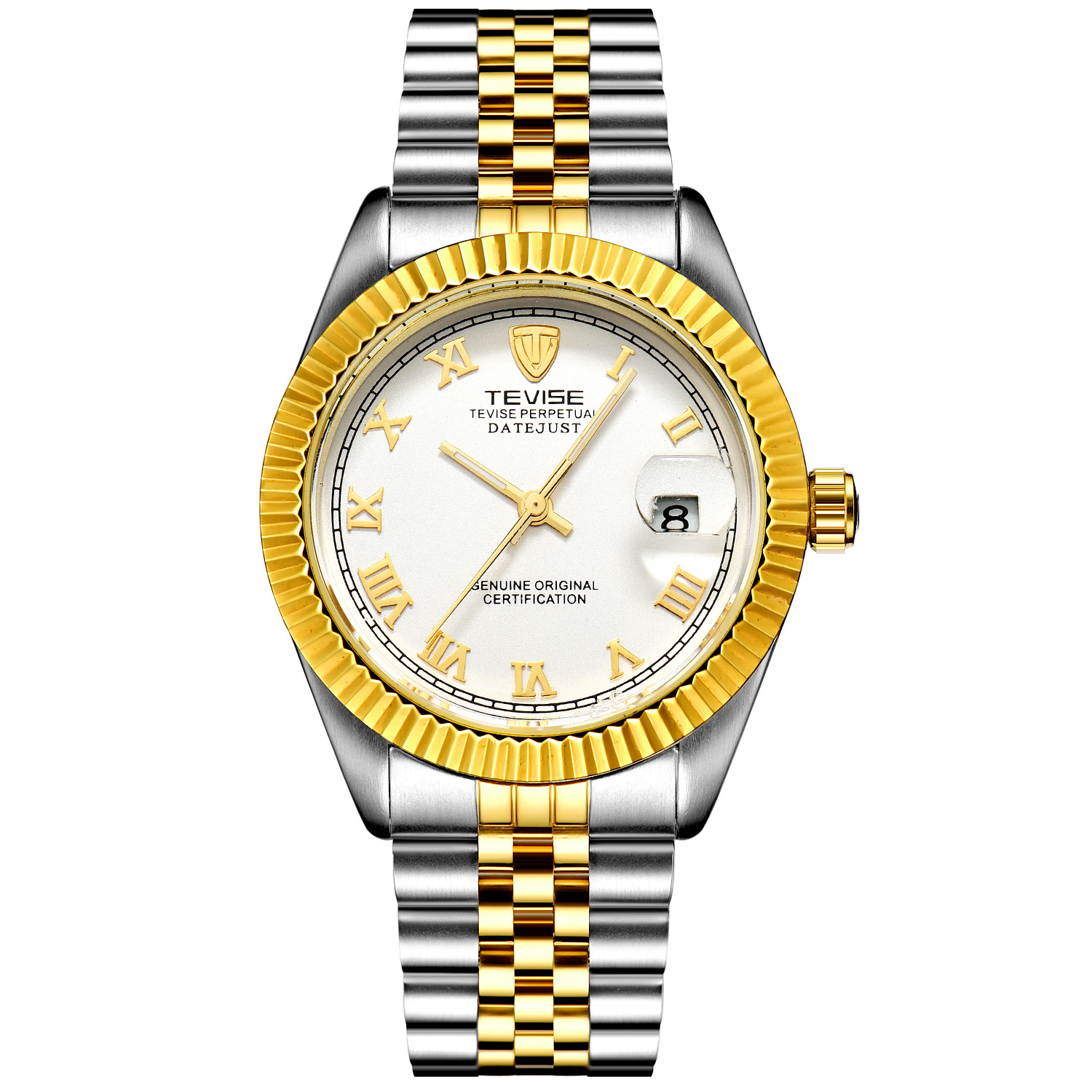 Detective Explosion Calendar Mens Watch Business Watch Mechanical Automatic Mechanical Watch Waterproof Sheet