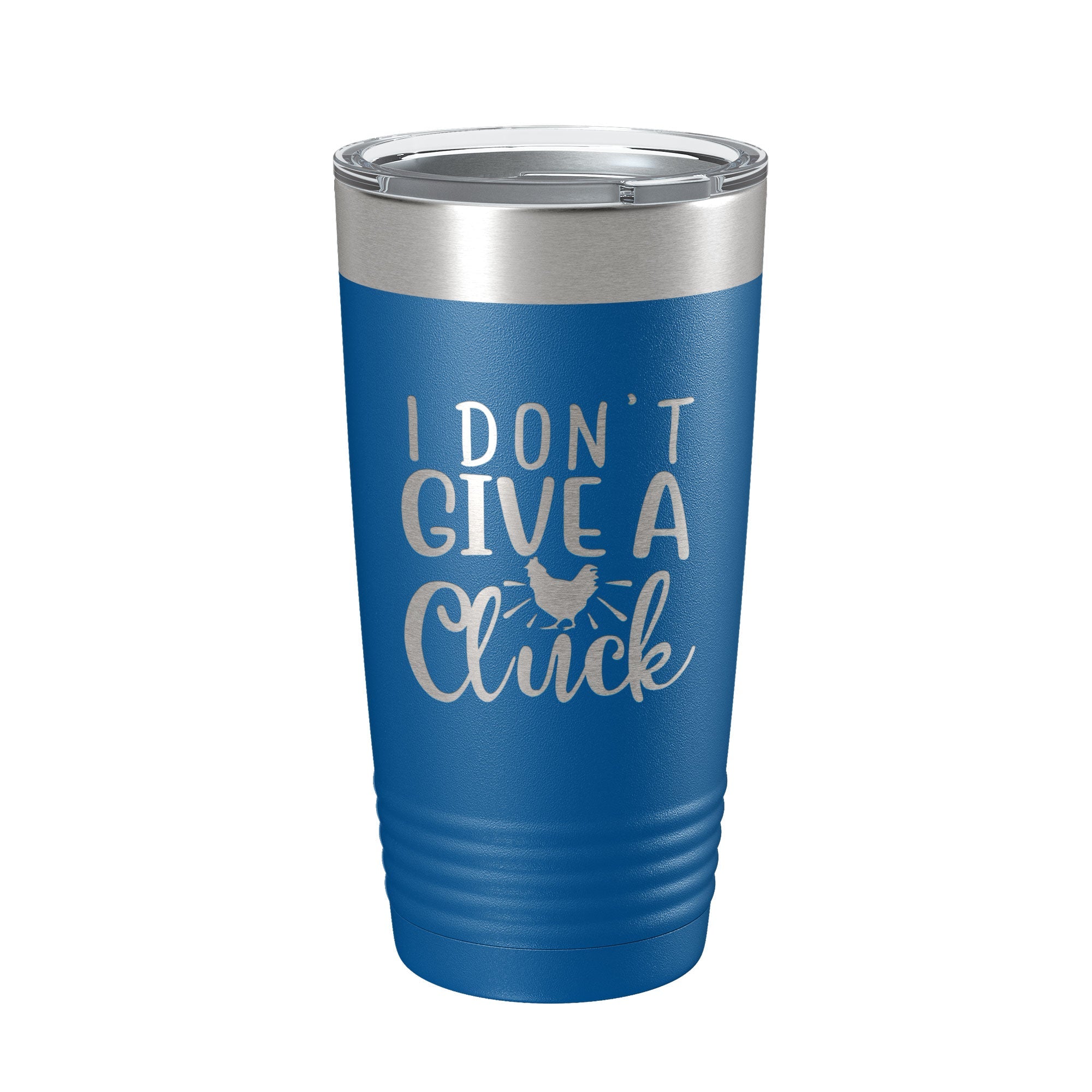 I Don't Give A Cluck Tumbler Funny Chicken Travel Mug Gift Insulated Laser Engraved Coffee Cup 20 oz-6