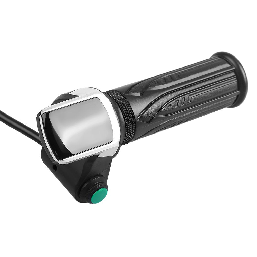 Scooter Throttle Grip 1 Pair 36V/48V Waterproof LCD Display Throttle Handlebar Grip for Electric Cars Scooter(48V)