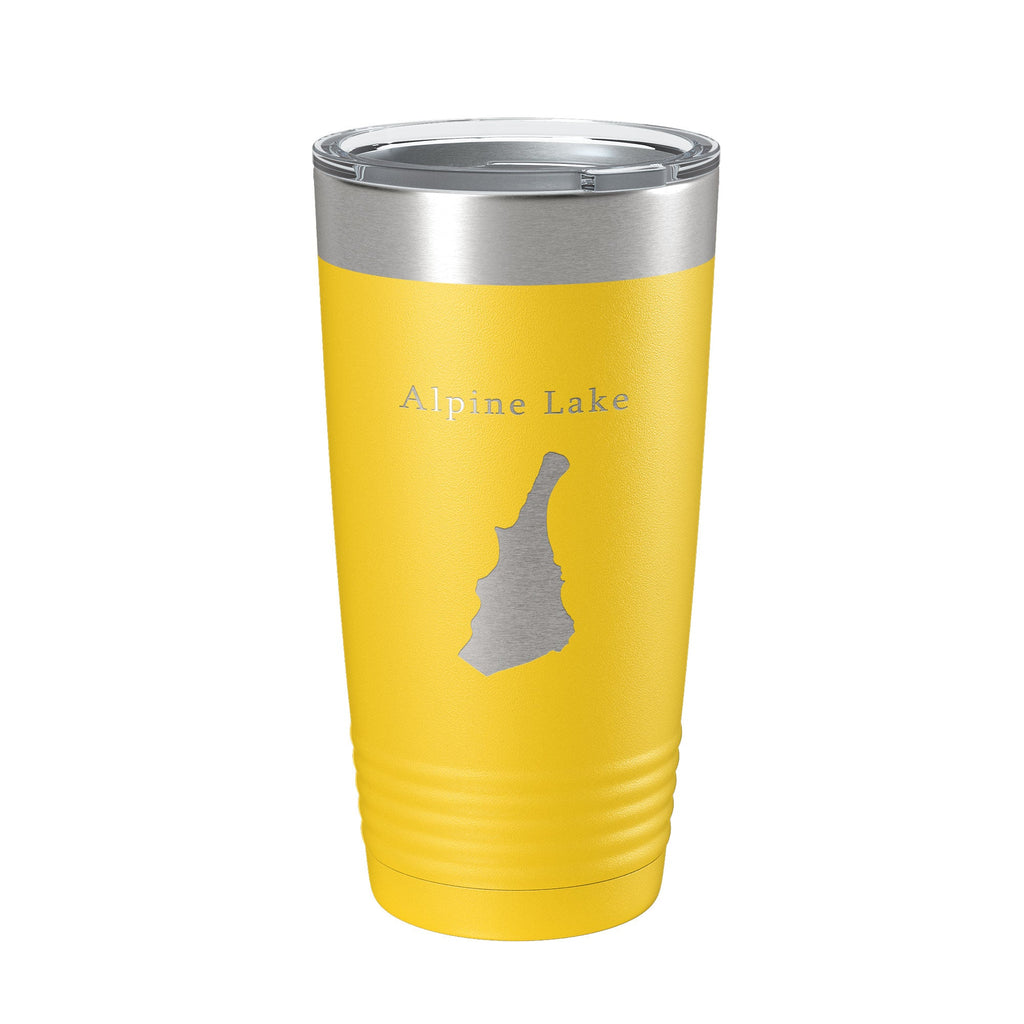 Alpine Lake Hull's Map Tumbler Travel Mug Insulated Laser Engraved Coffee Cup West Virginia 20 oz-4