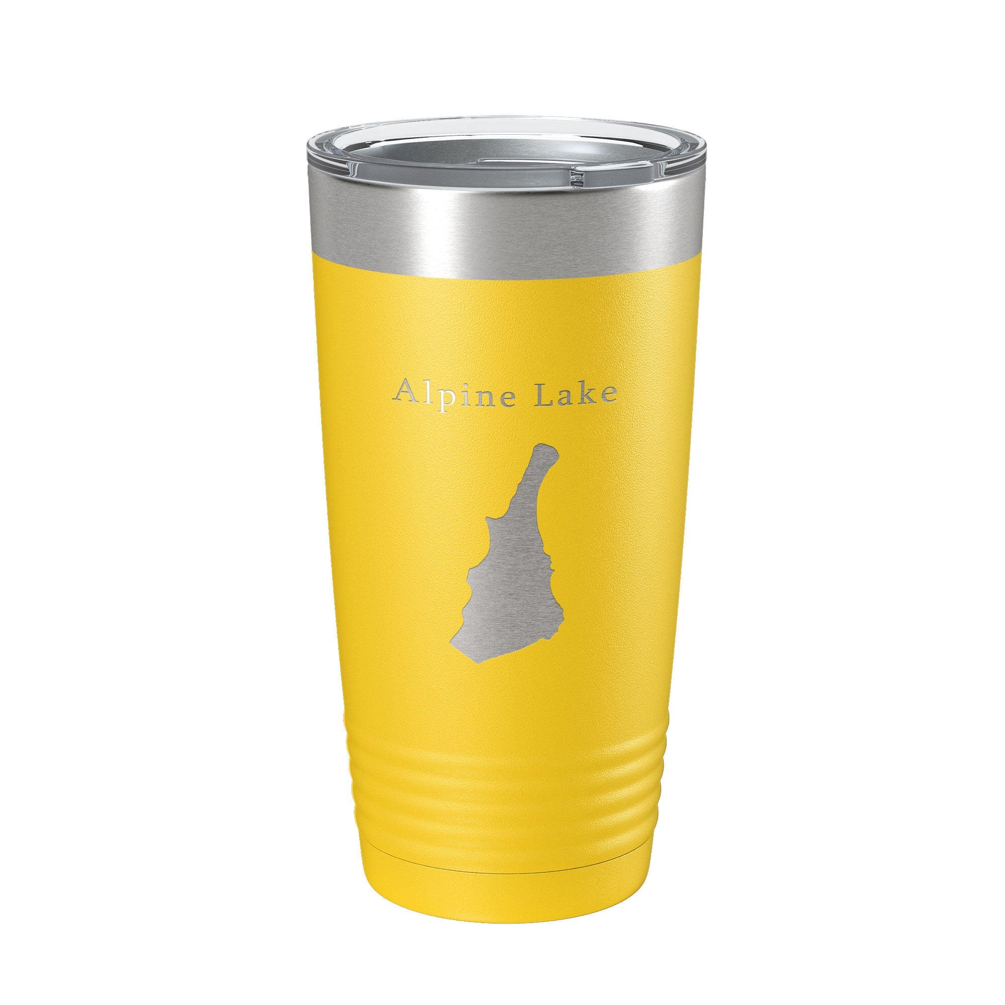 Alpine Lake Hull's Map Tumbler Travel Mug Insulated Laser Engraved Coffee Cup West Virginia 20 oz-19