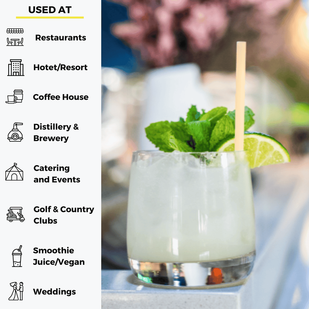 5.5" Bamboo Fiber Straw | 6mm-4