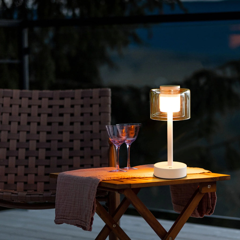 11" H 3-Way Dimmable Rechargeable Lamp-1