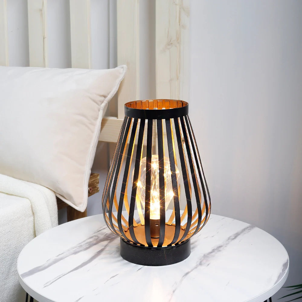 8.7"H Battery Powered Outdoor Table Lamp-1