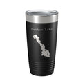 Pushaw Lake Map Tumbler Travel Mug Insulated Laser Engraved Coffee Cup Maine 20 oz-5