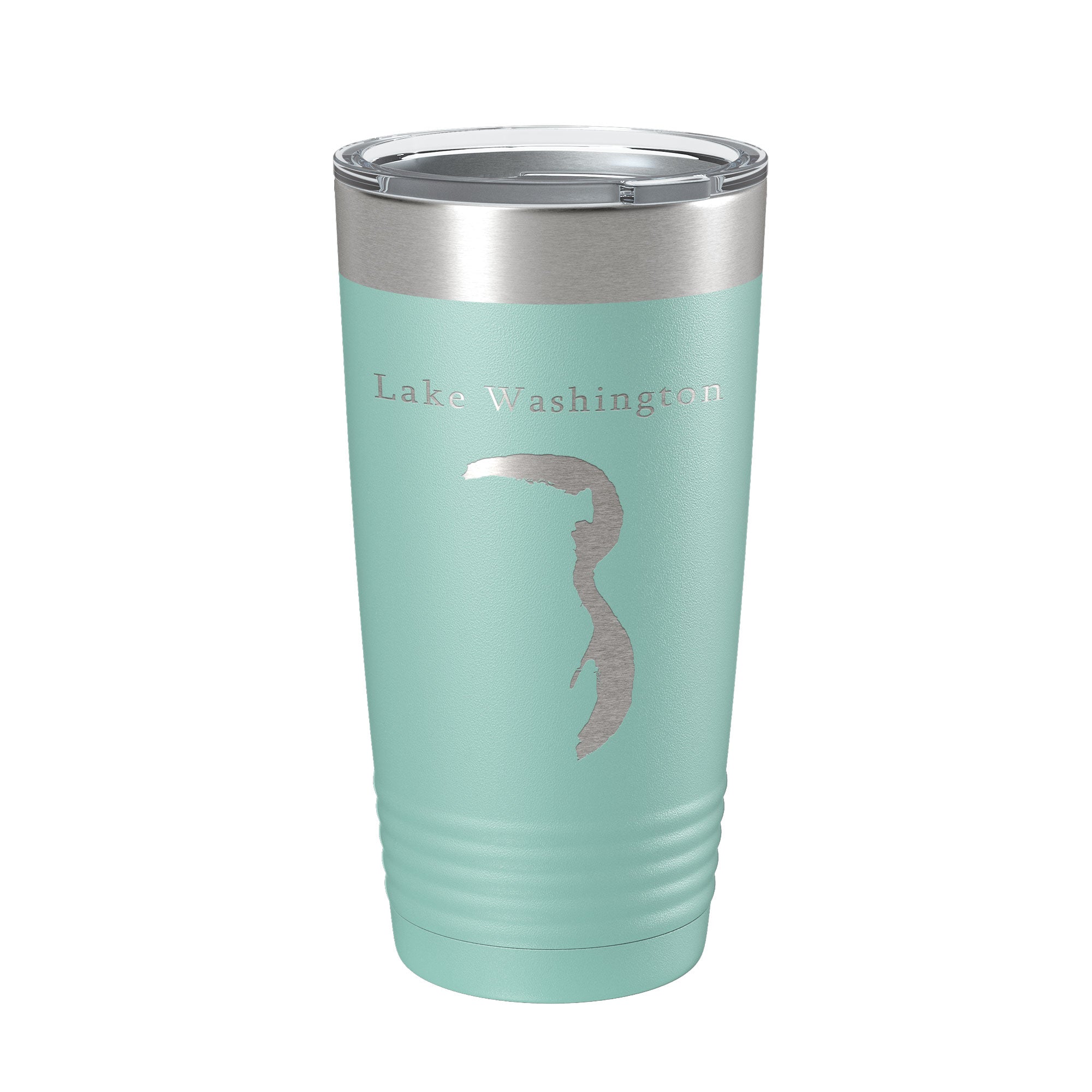 Lake Washington Map Tumbler Travel Mug Insulated Laser Engraved Coffee Cup Mississippi 20 oz-12