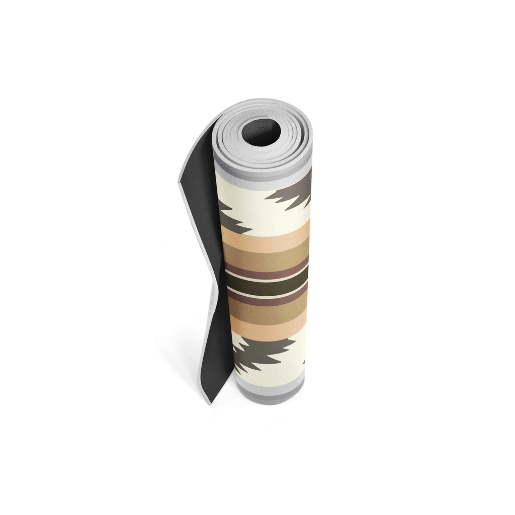 Bear Creek Sand Yoga Mat – 6 mm Extra Thick, Double-Sided Non-Slip, Eco-Friendly PER with Neutral Sand Tone Design | Yune Yoga-4