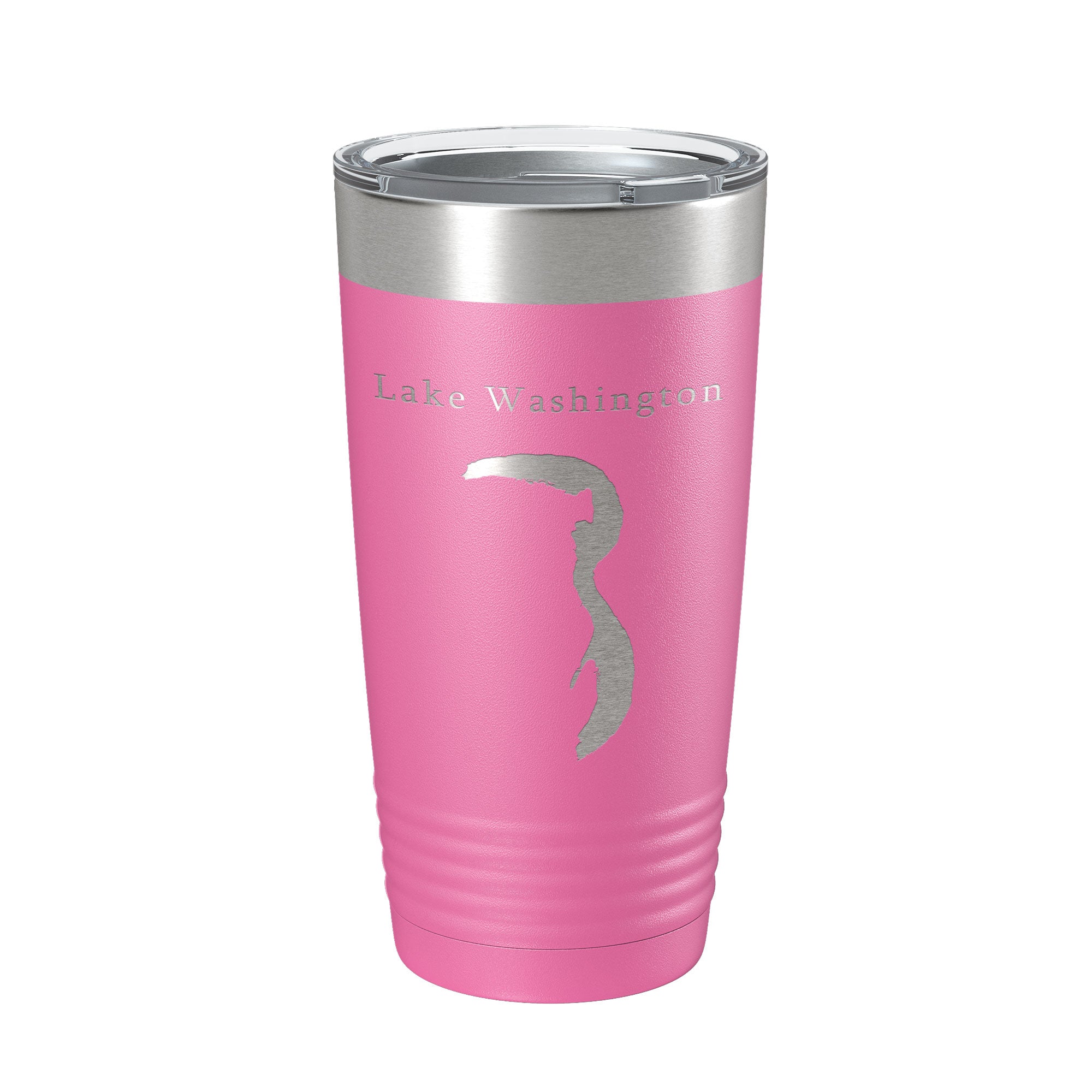 Lake Washington Map Tumbler Travel Mug Insulated Laser Engraved Coffee Cup Mississippi 20 oz-11