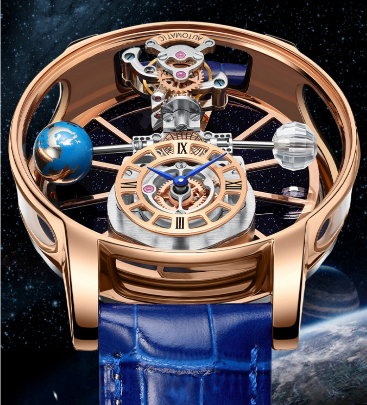 Men's Skeleton Quartz Watch