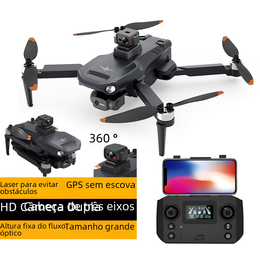 KF106 Laser 360° Obstacle Avoidance GPS Drone Toy