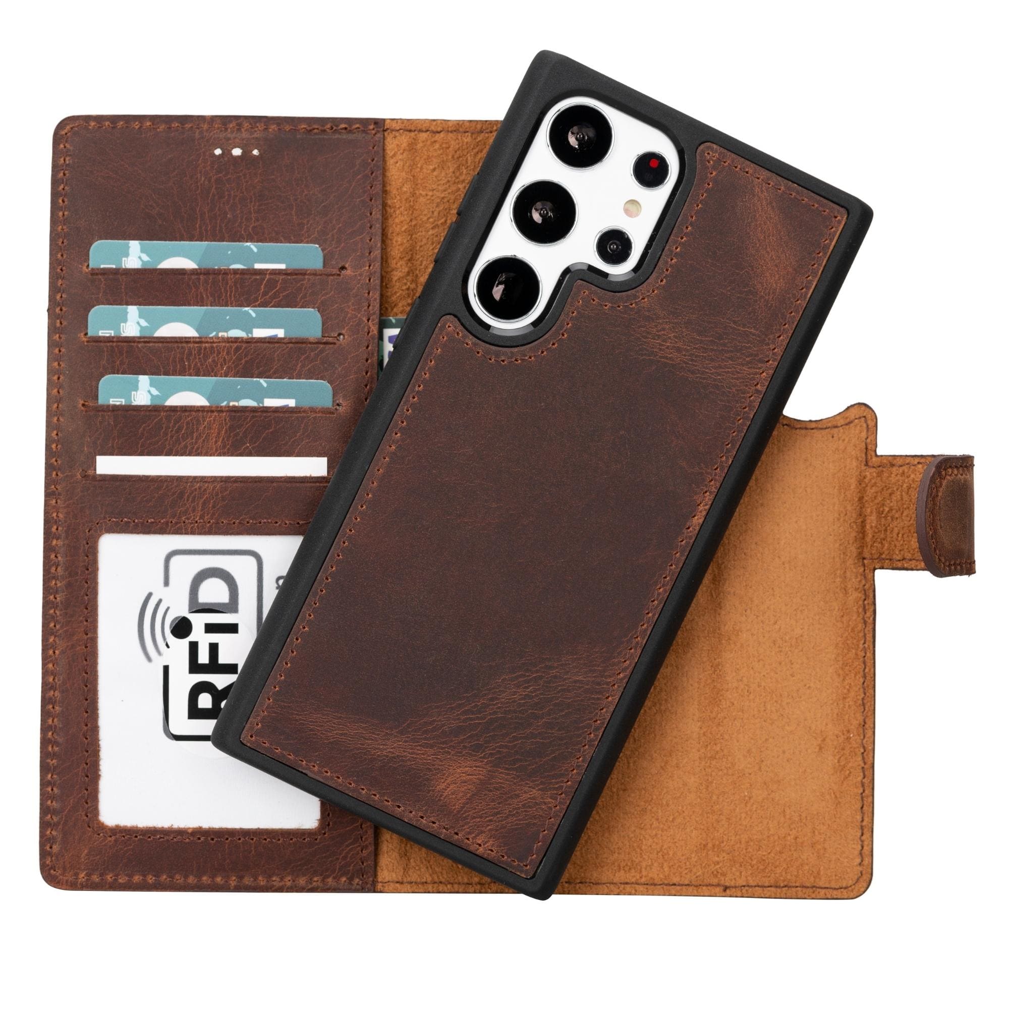 Buffalo Samsung Galaxy S21 Series Detachable Leather Wallet Case-6