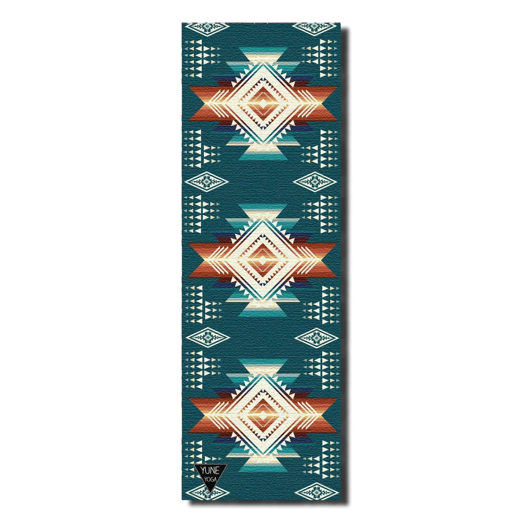 Buffalo Hills Moss Yoga Mat – 6 mm Extra Thick, Double-Sided Non-Slip, Eco-Friendly PER with Moss Green Nature Design | Yune Yoga-1