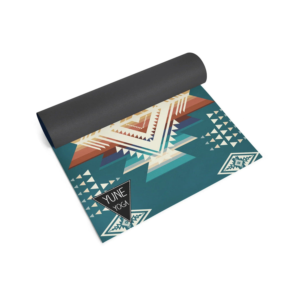 Buffalo Hills Moss Yoga Mat – 6 mm Extra Thick, Double-Sided Non-Slip, Eco-Friendly PER with Moss Green Nature Design | Yune Yoga-2