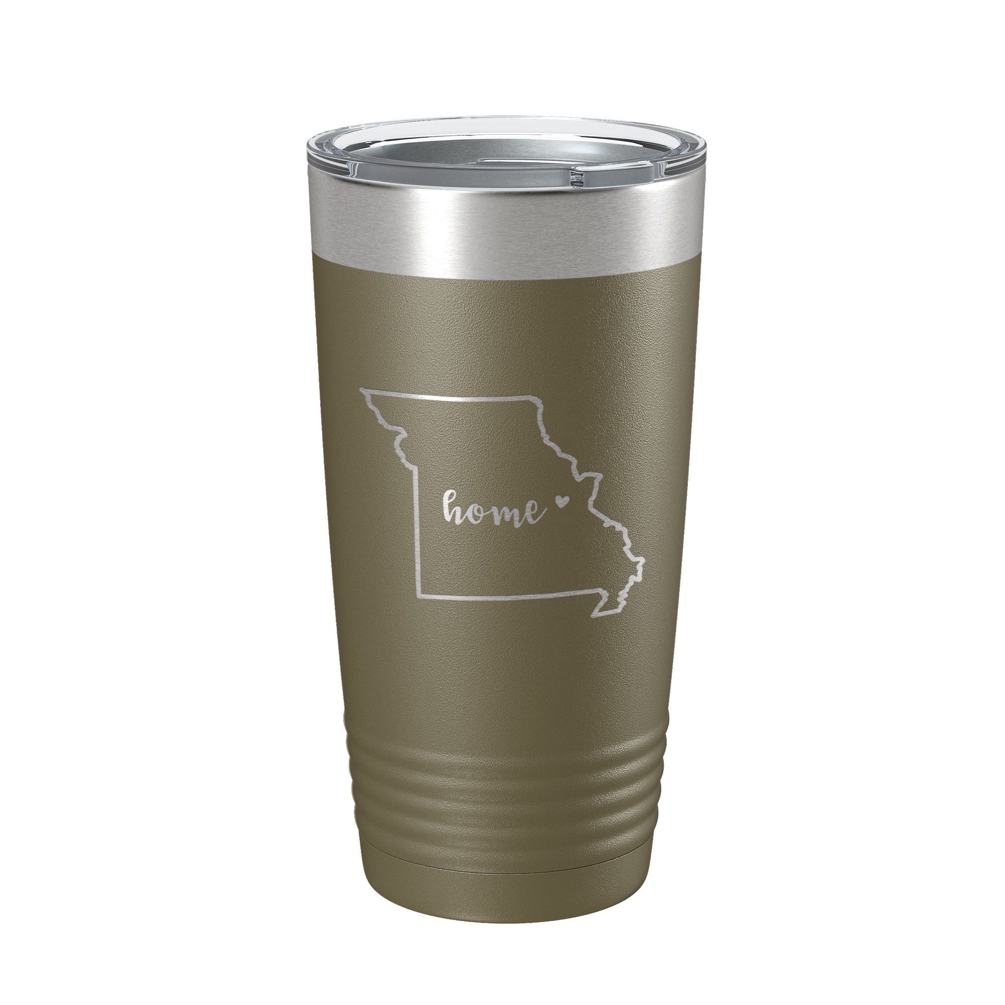 Missouri Tumbler Home State Travel Mug Insulated Laser Engraved Map Coffee Cup 20 oz-21