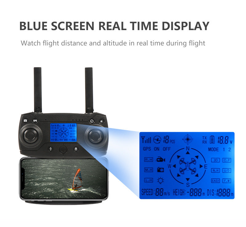 KY601G GPS Foldable 4K Drone with 5G Control