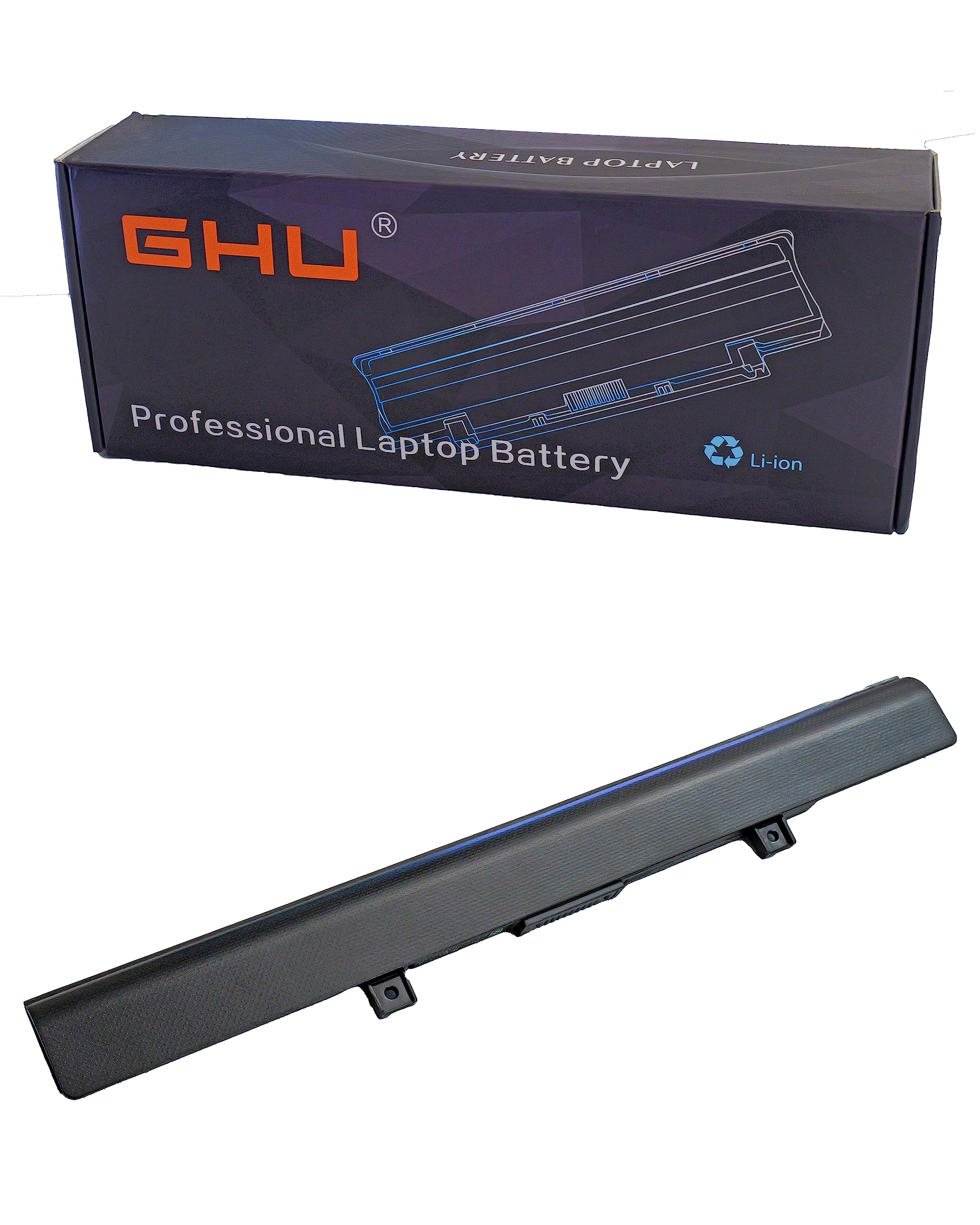 GHU Extended Capacity 2800mAh 45Wh Battery Compatible with Battery for Toshiba C55 PA5185U Battery PA5185U 1BRS Satellite S55T Battery Lasts 3-4 Hours Rechargeable Over 1000 Cycles UL Tested