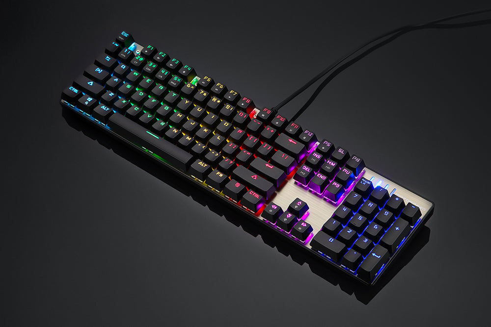 Dual Language Mechanical Blue Switch Keyboard CK104
