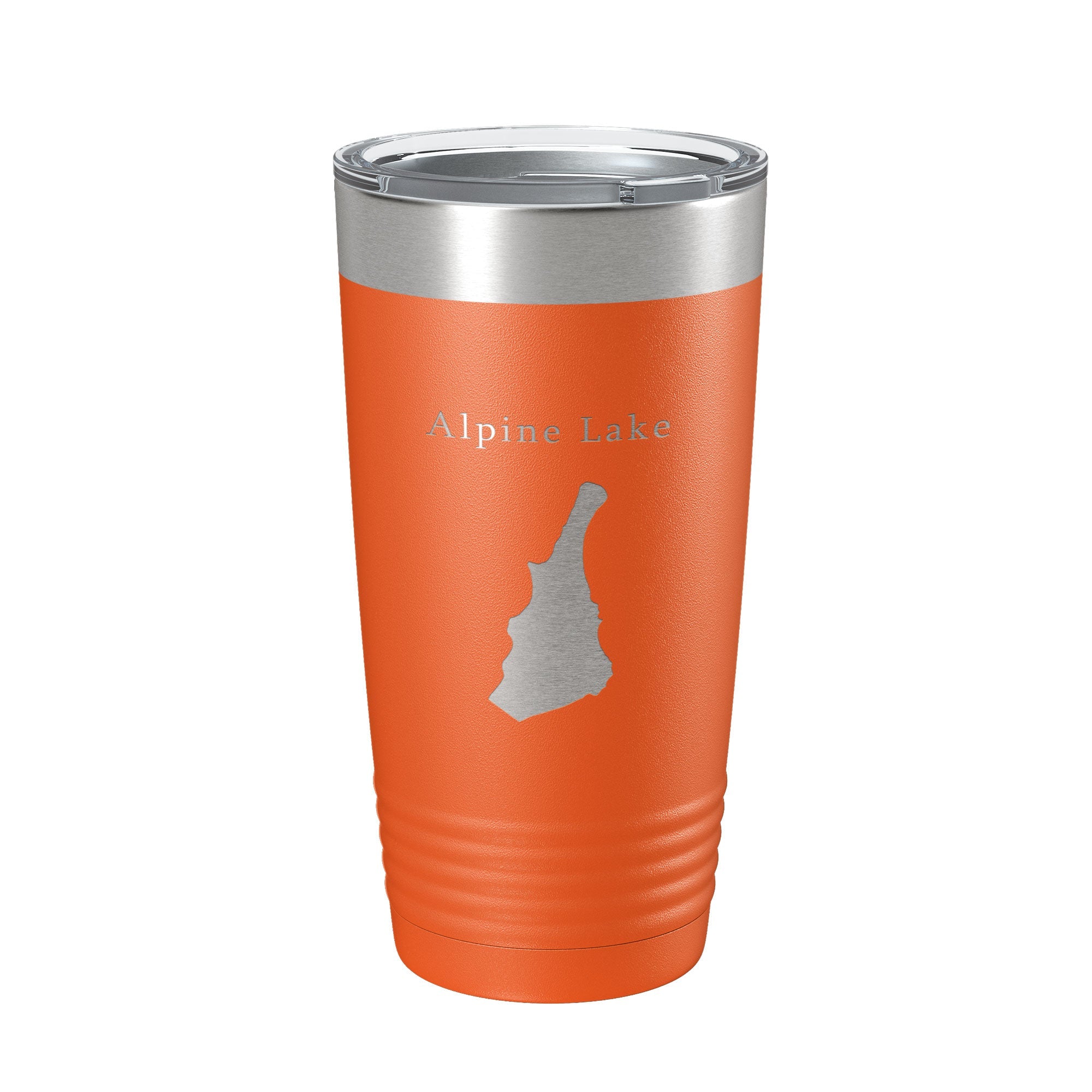 Alpine Lake Hull's Map Tumbler Travel Mug Insulated Laser Engraved Coffee Cup West Virginia 20 oz-17