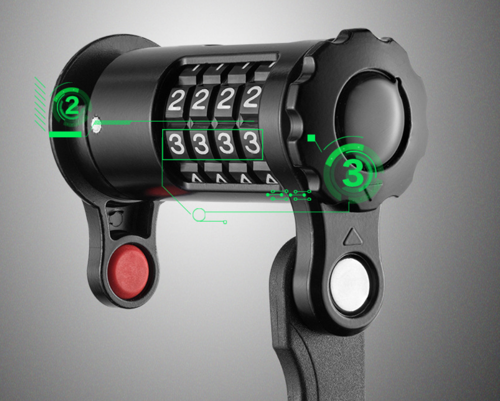 Bicycle Lock Anti-Theft Chain for Mountain and Electric Bikes
