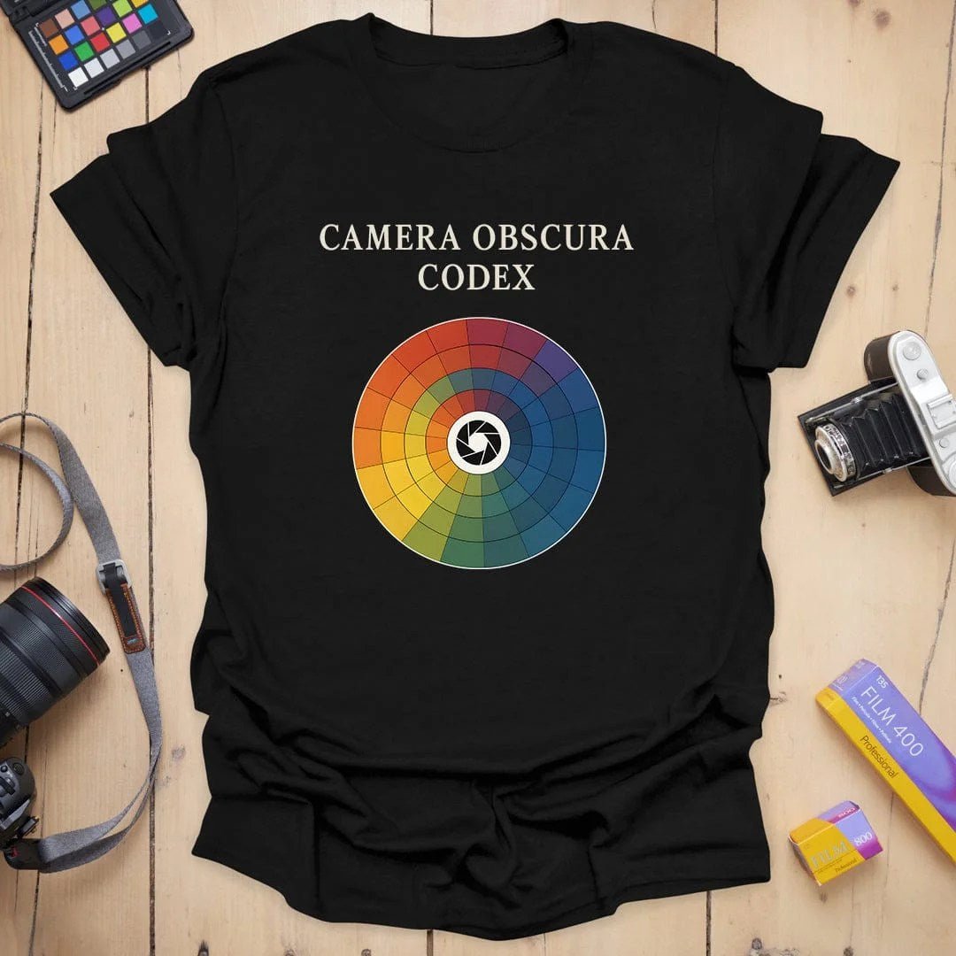 Camera Codex T-Shirt - Black, 3XL