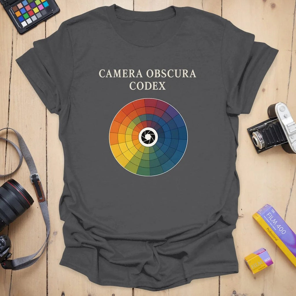 Camera Codex T-Shirt - Charcoal, 3XL