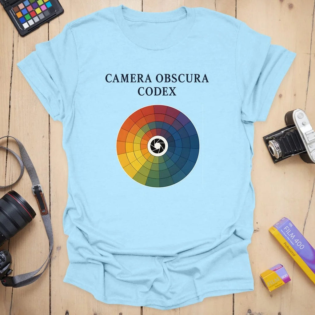 Camera Codex T-Shirt - Light Blue, 3XL