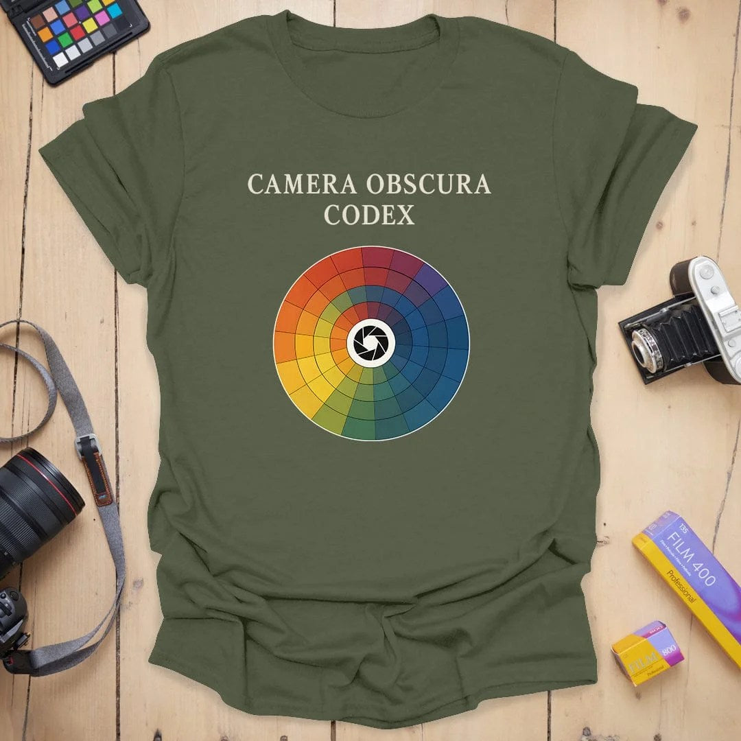 Camera Codex T-Shirt - Military Green, 3XL