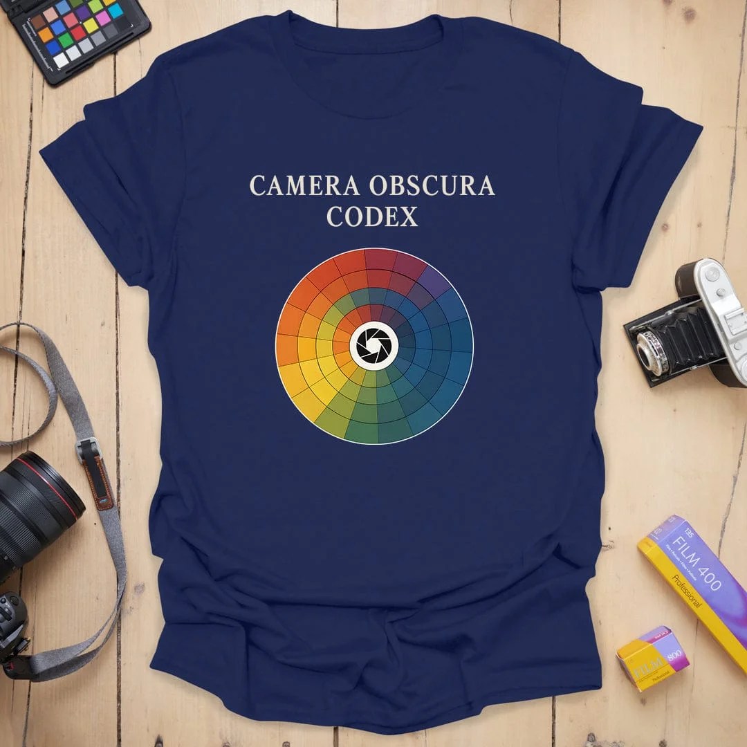 Camera Codex T-Shirt - Navy, 3XL