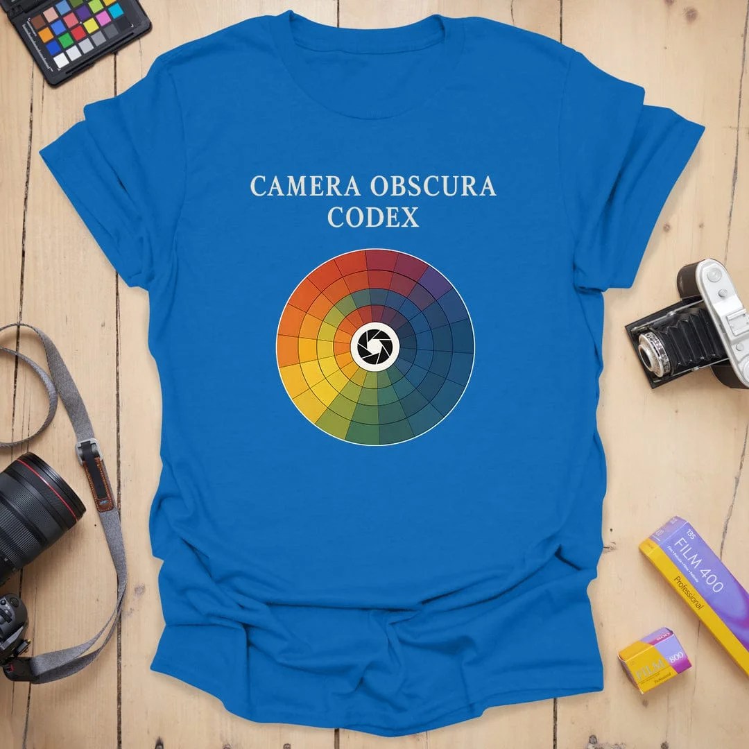 Camera Codex T-Shirt - Royal, 3XL