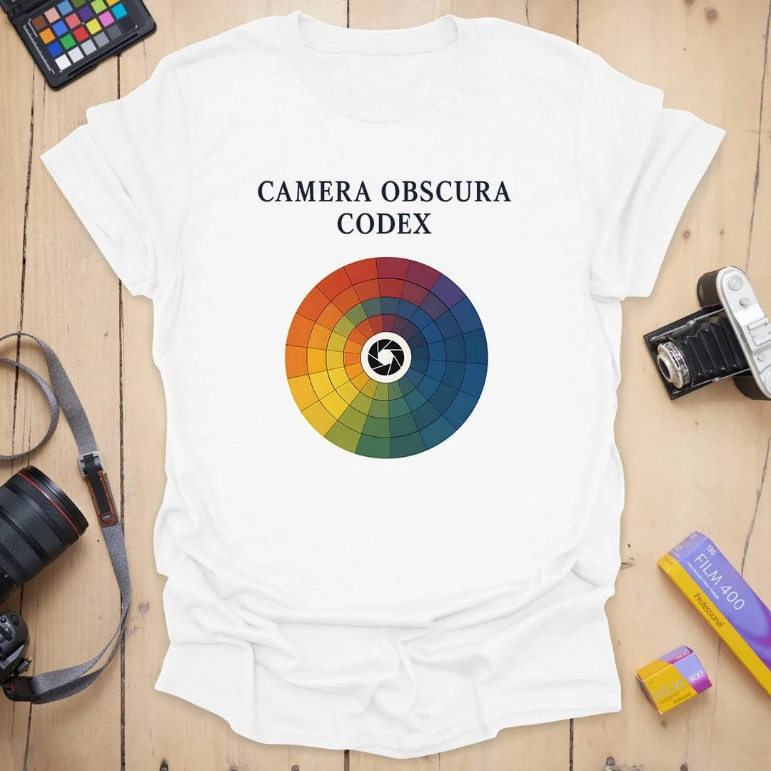 Camera Codex T-Shirt - White, 3XL