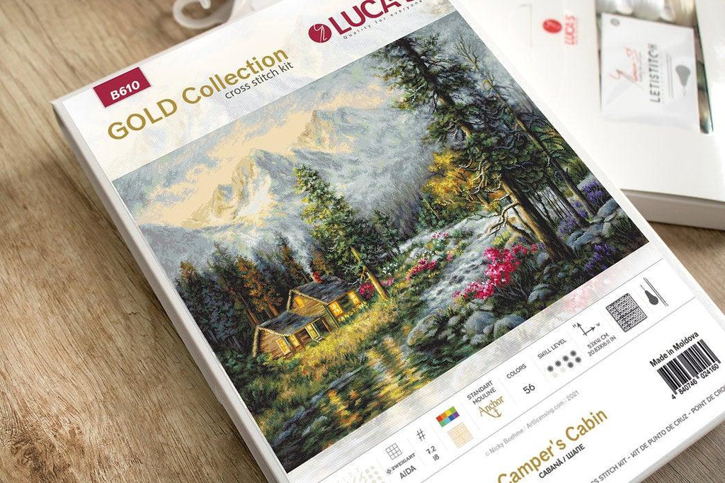 Camper's Cabin B610L Counted Cross-Stitch Kit